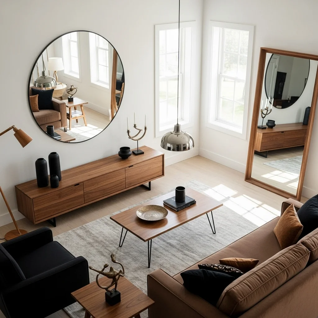 Use Mirrors to Reflect Light