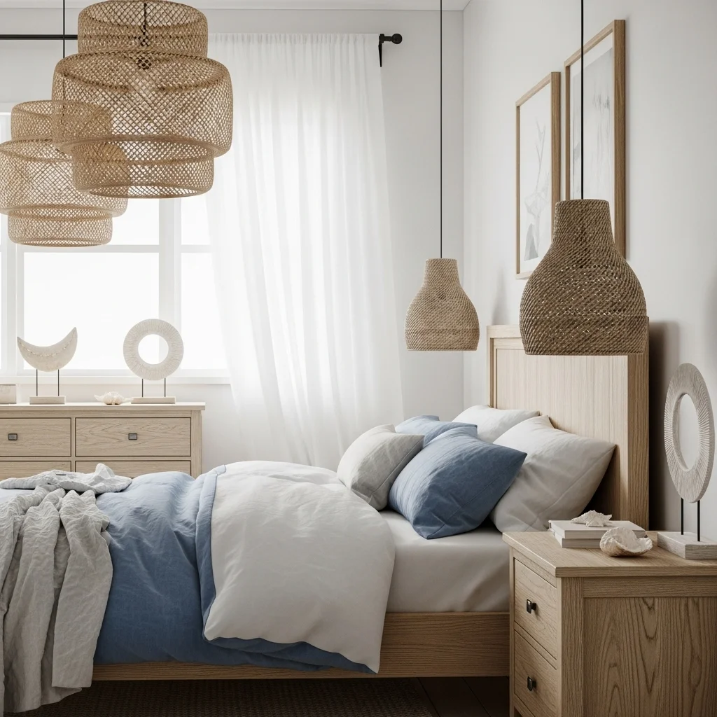 Use Natural Fiber Lighting Fixtures