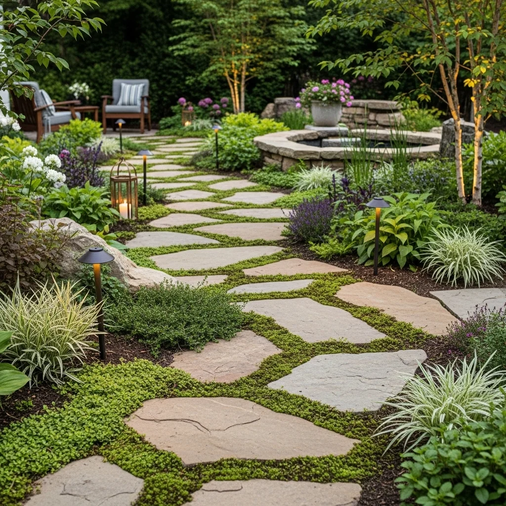 Use Natural Stone Pathways