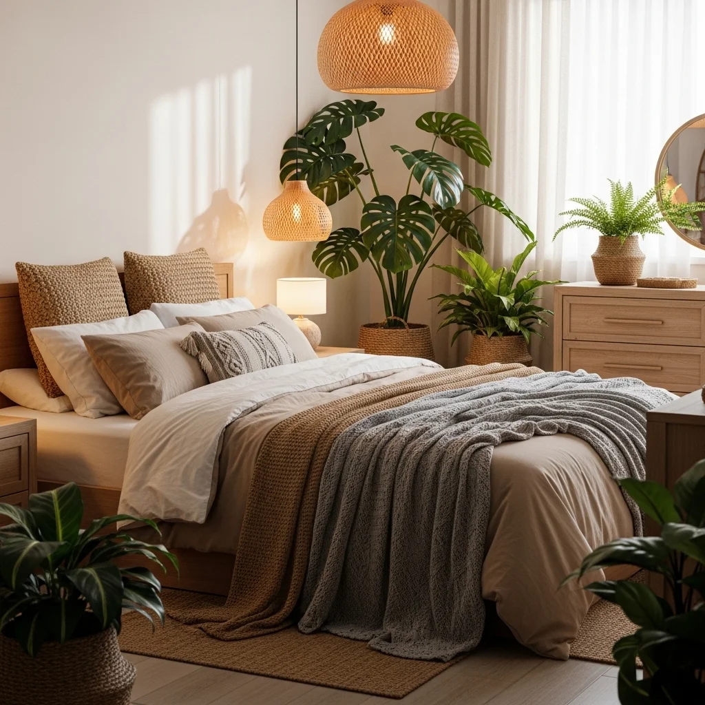 Use Neutral Throws and Layered Textures