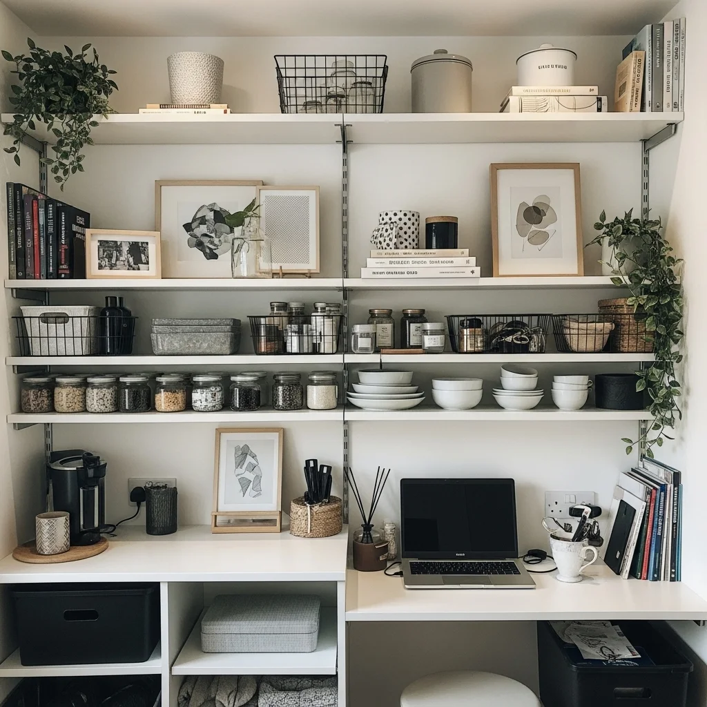 Use Open Shelving for Display and Storage