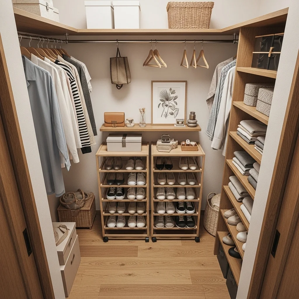 Use Slim Rolling Carts at the Bottom