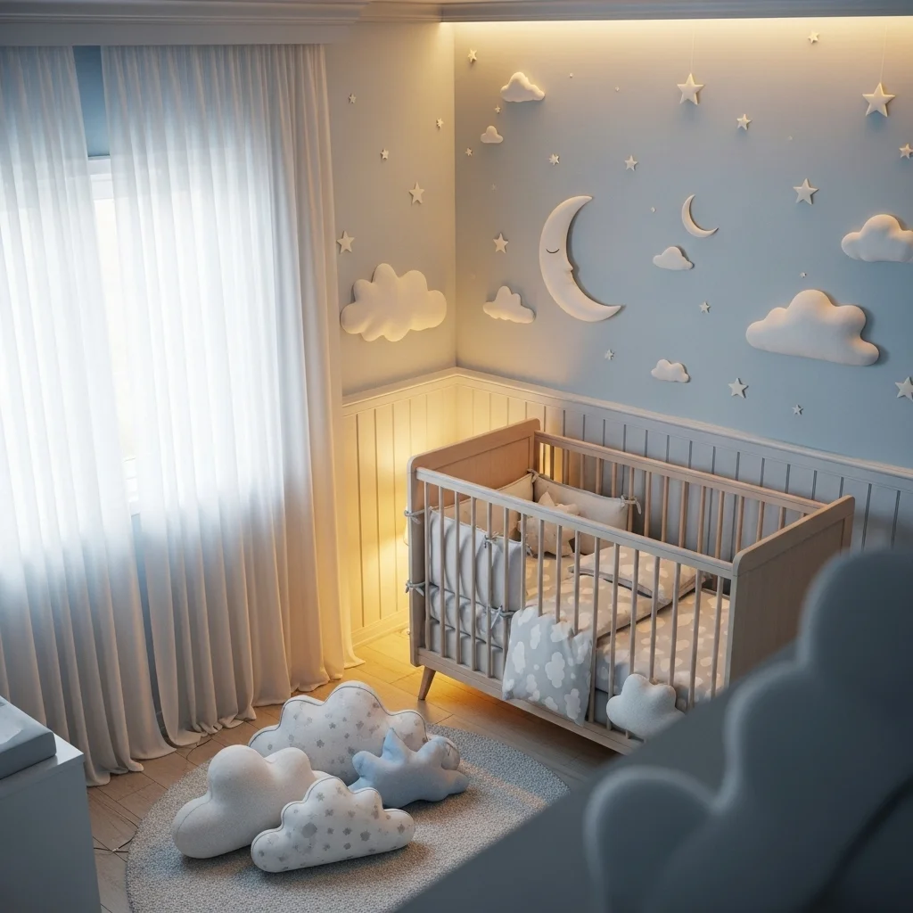  Use Star and Moon Accessories to Complement the Clouds