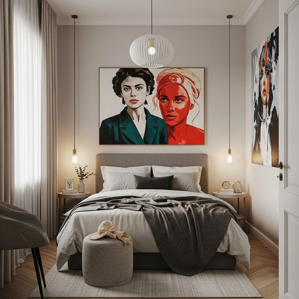 Use Statement Wall Art to Create Focus and Depth