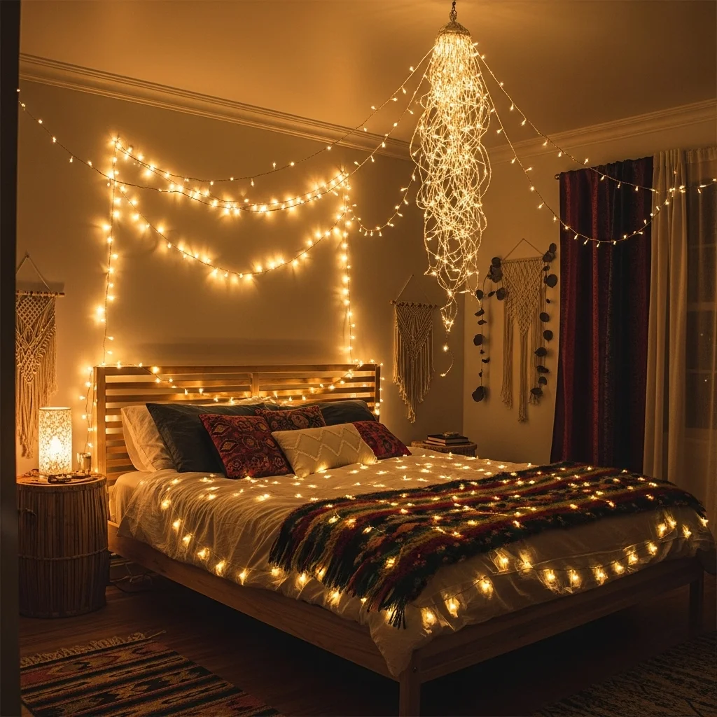 Use String Lights for Soft, Magical Glow