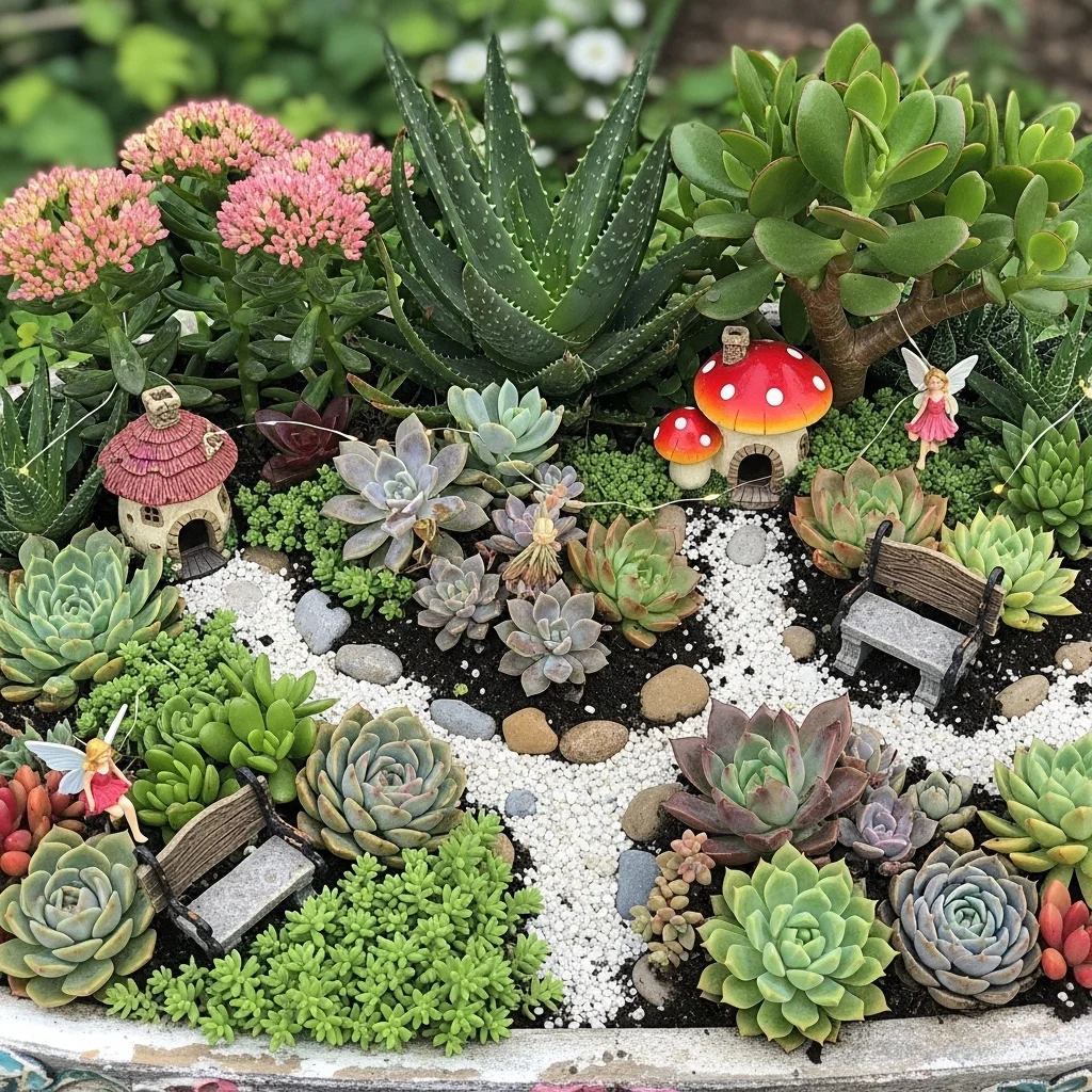 Use Succulents for a Low-Maintenance Look