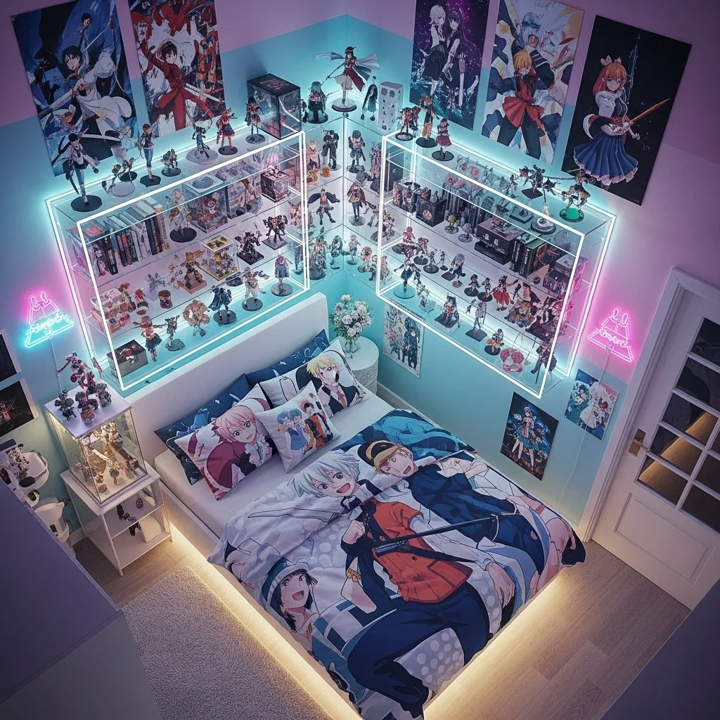 Use Transparent or Glass Shelving for a Clean Display