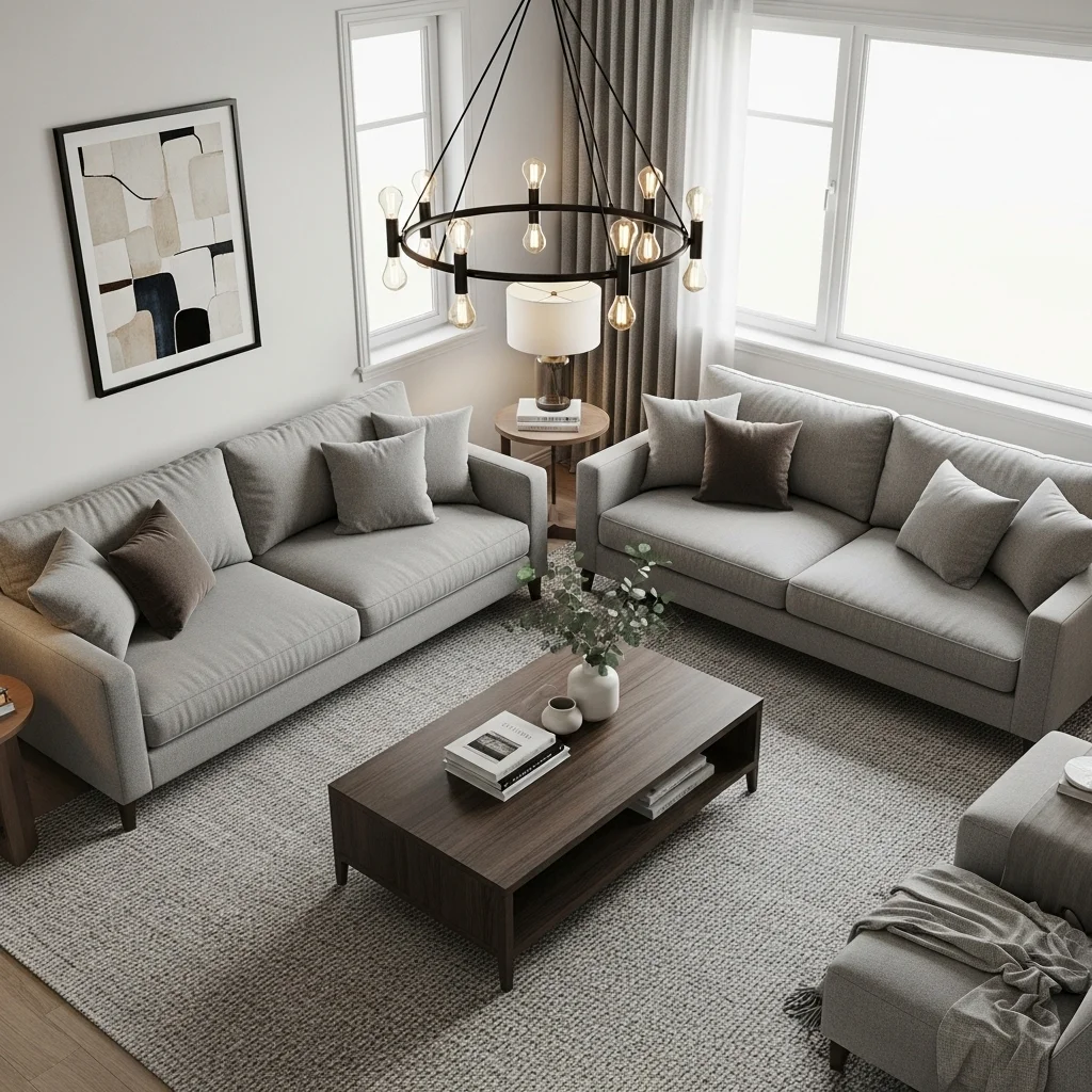  Use Two Sofas Facing Each Other