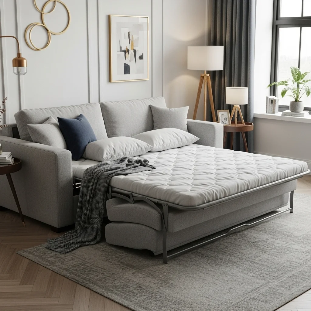 Use a Fold-Out Sofa Bed for Guests