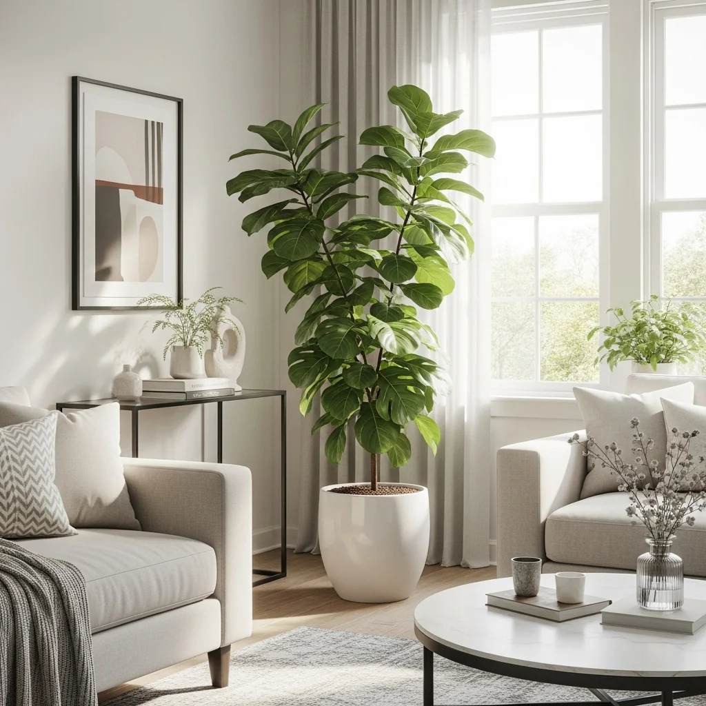  Use a Large Floor Plant