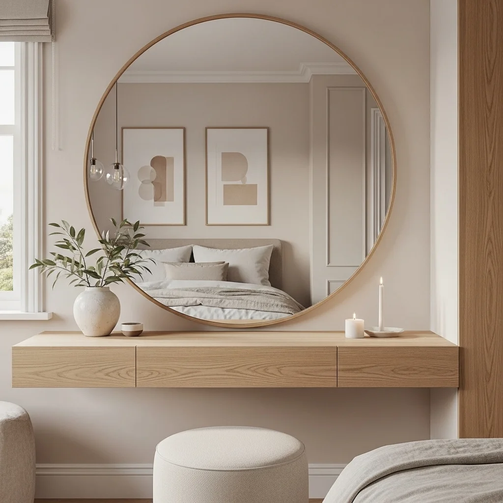 Use a Round Mirror for Softness