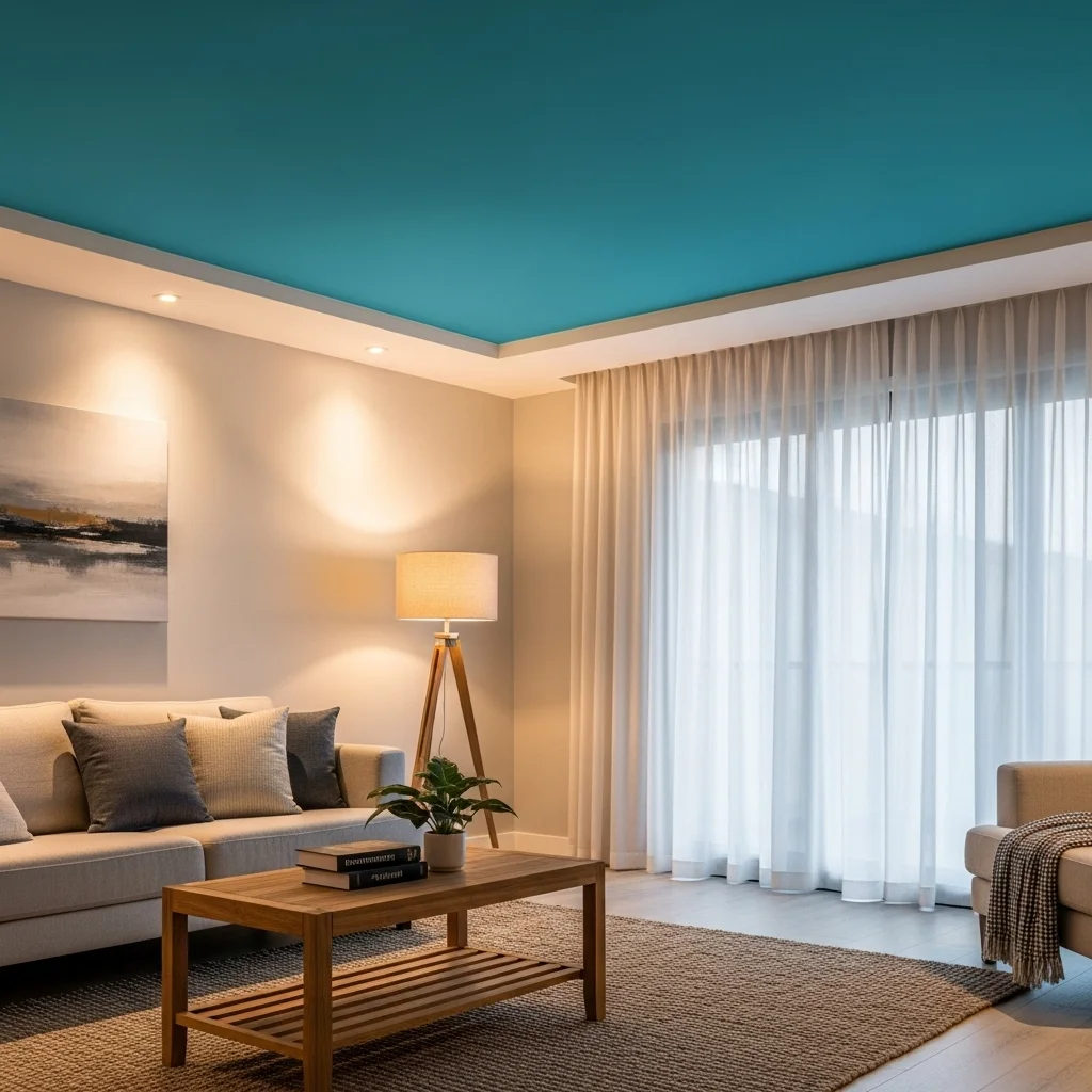  Use a Teal Ceiling for a Cool, Refreshing Atmosphere
