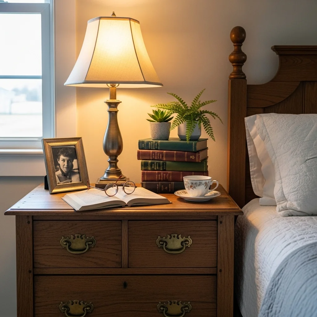  Use a Vintage Dresser as a Nightstand