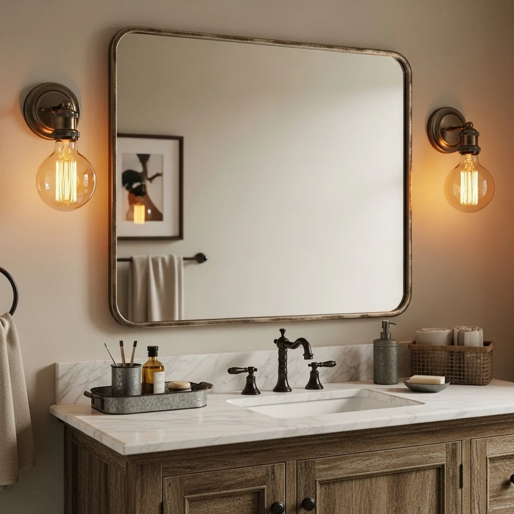 Vintage Edison Sconce Pair