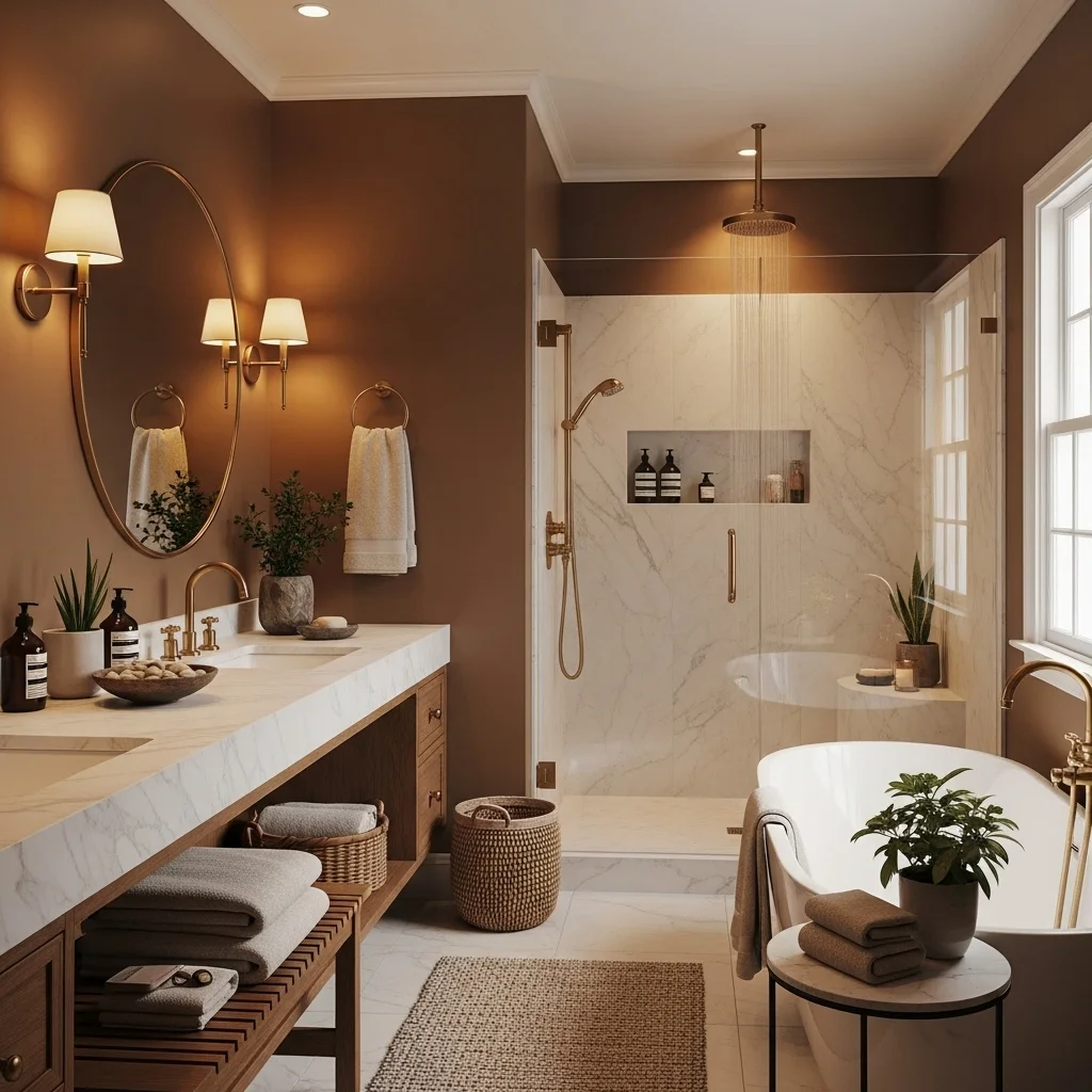  Warm Mocha Brown Grounded Luxury