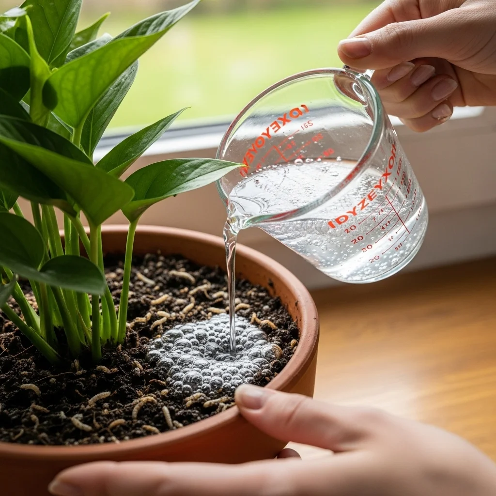  Water with a Hydrogen Peroxide Solution