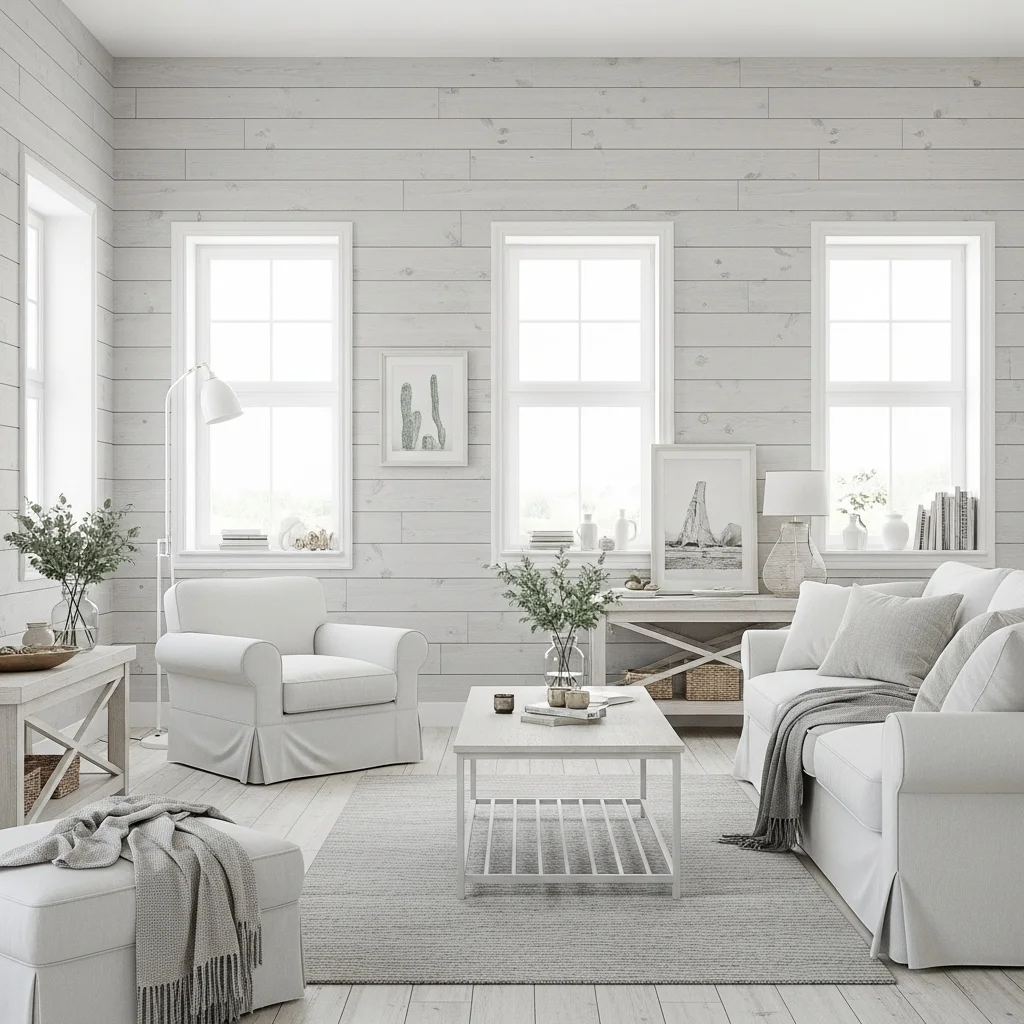  Whitewashed Wood Paneling for a Light, Airy Feel
