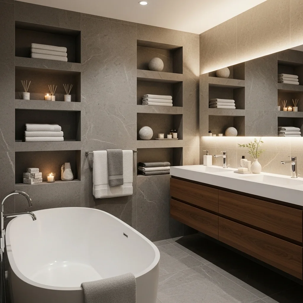 Add Built-In Shelving for Clean Storage