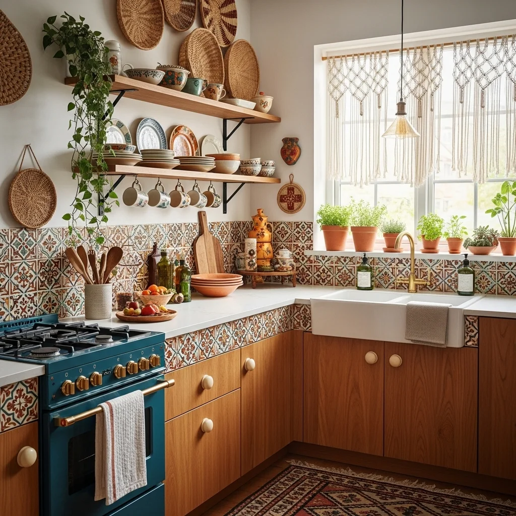 Add Colorful Tiles or Backsplash