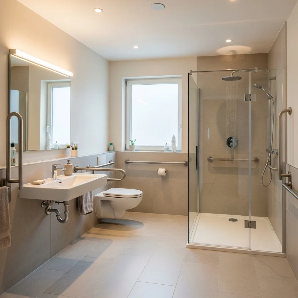  Add Grab Bars in Key Areas