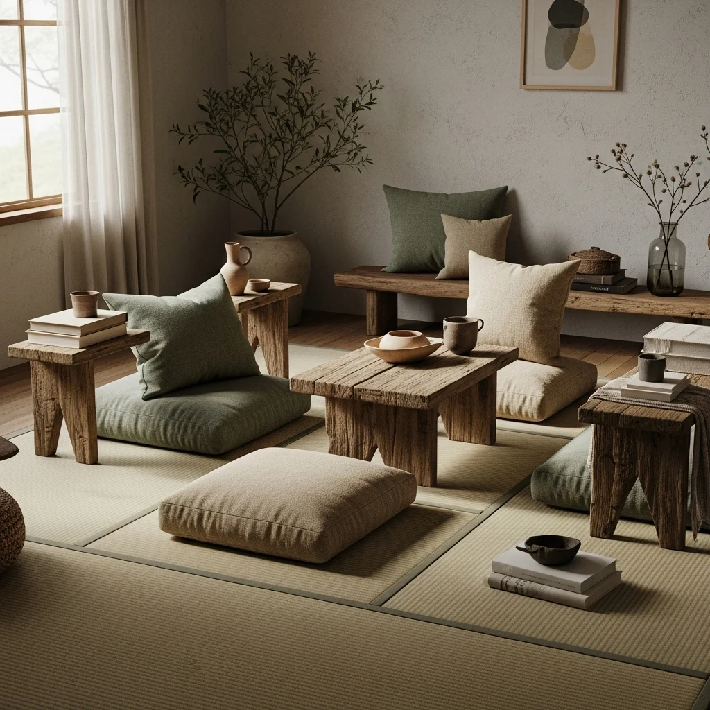 Add Low, Minimalist Seating