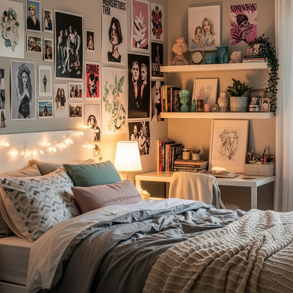 Add Photos, Posters, and Personal Décor