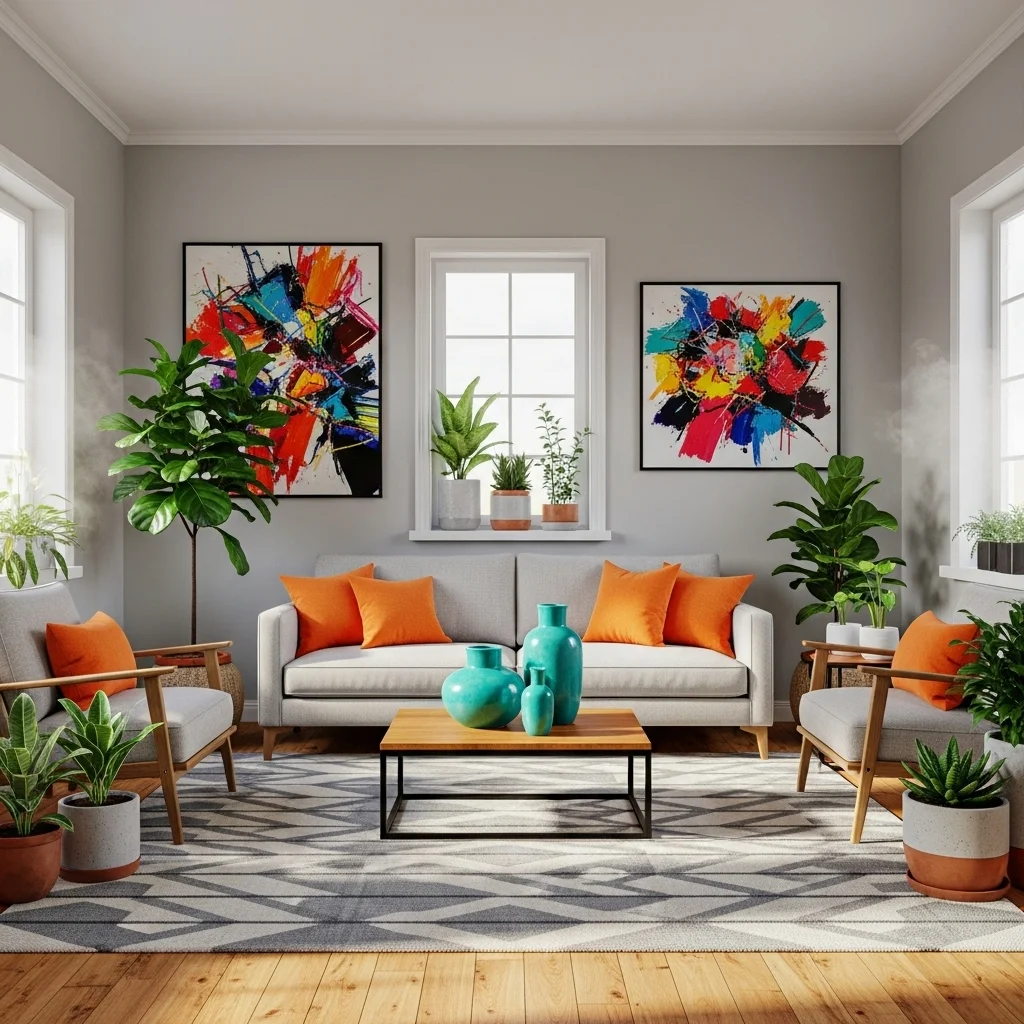 Add Pops of Color for Energy