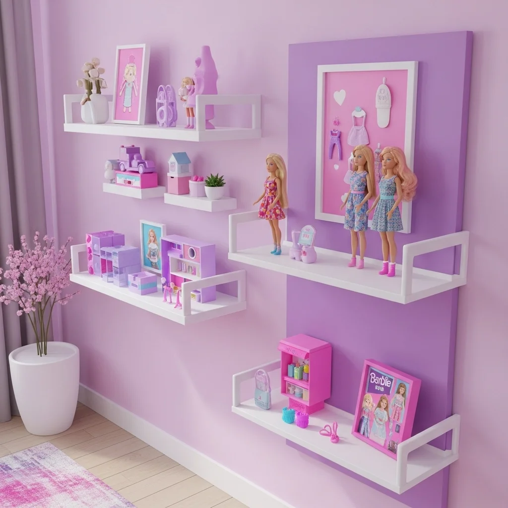 Add Wall-Mounted Shelves for Display