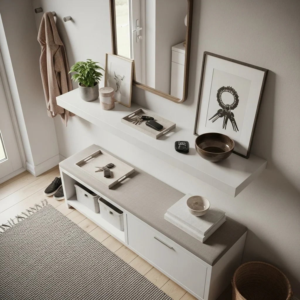  Add a Floating Shelf for Essentials