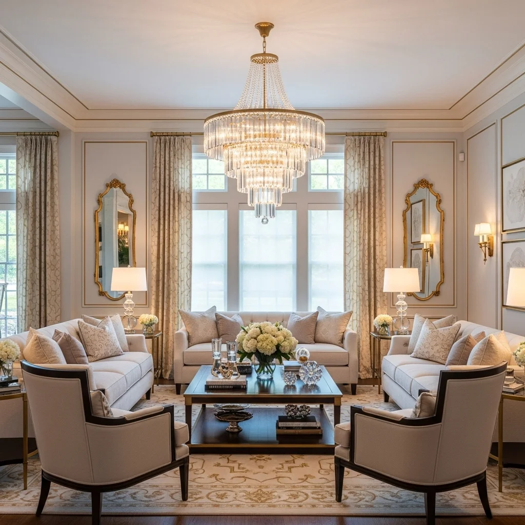  Add a Grand Chandelier as a Focal Point