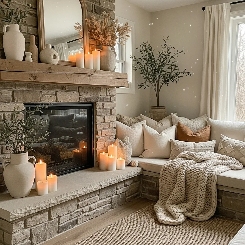 Add a Hearth Seating Area