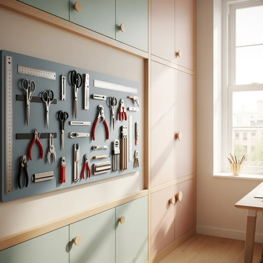  Add a Magnetic Strip for Metal Tools