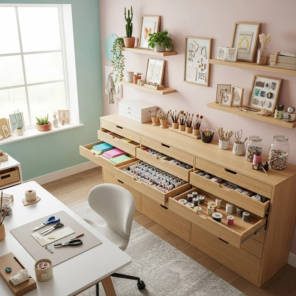  Add a Multi-Drawer Craft Cabinet