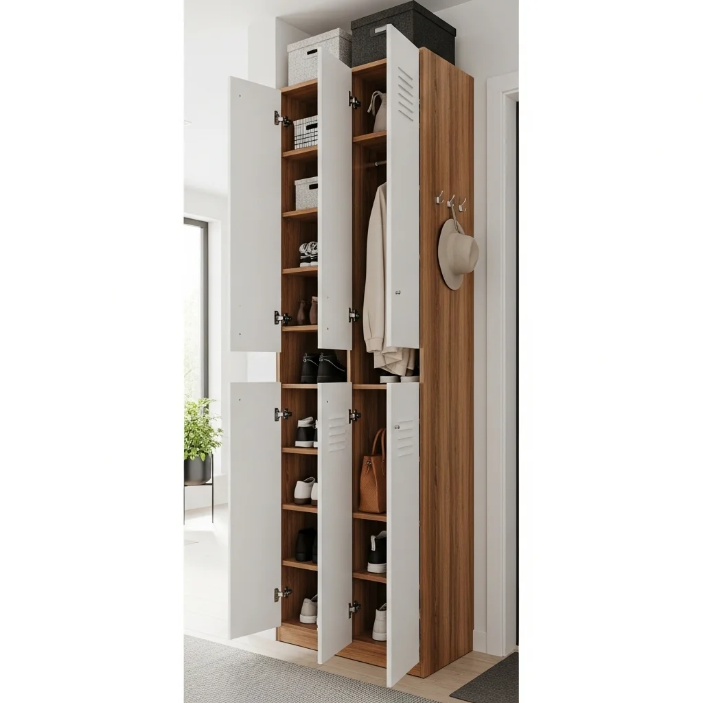 Add a Narrow Locker-Style Cabinet