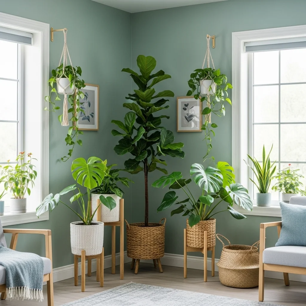 Add a Statement Plant Corner