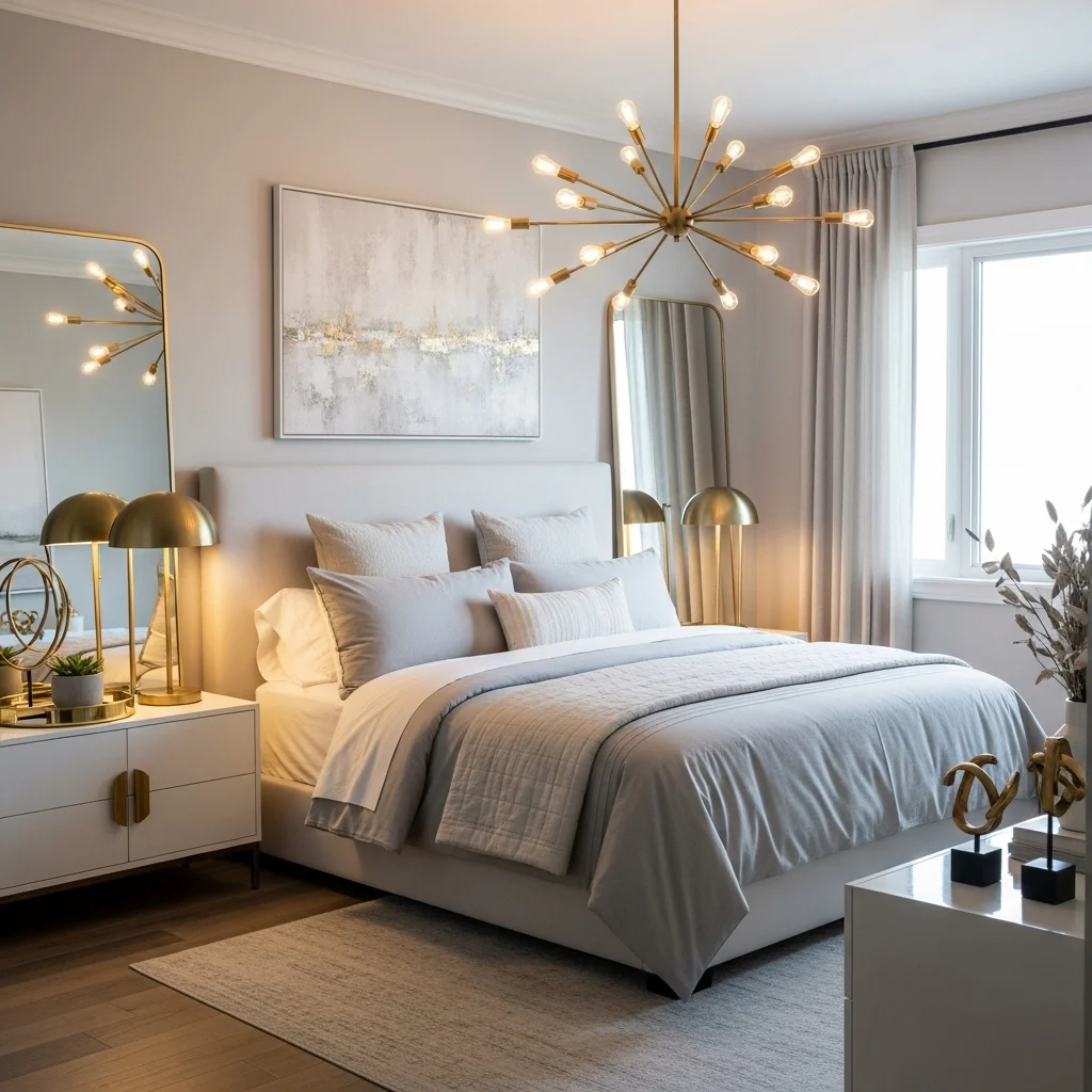  Add a Touch of Metallic Glamour