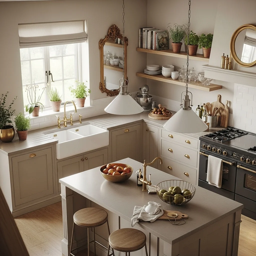  Brighten with Metallic Finishes