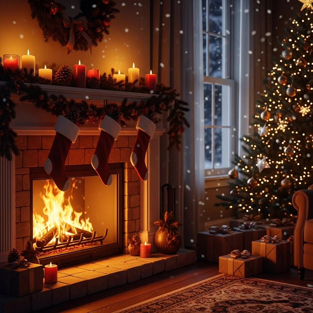  Christmas Eve Fireplace
