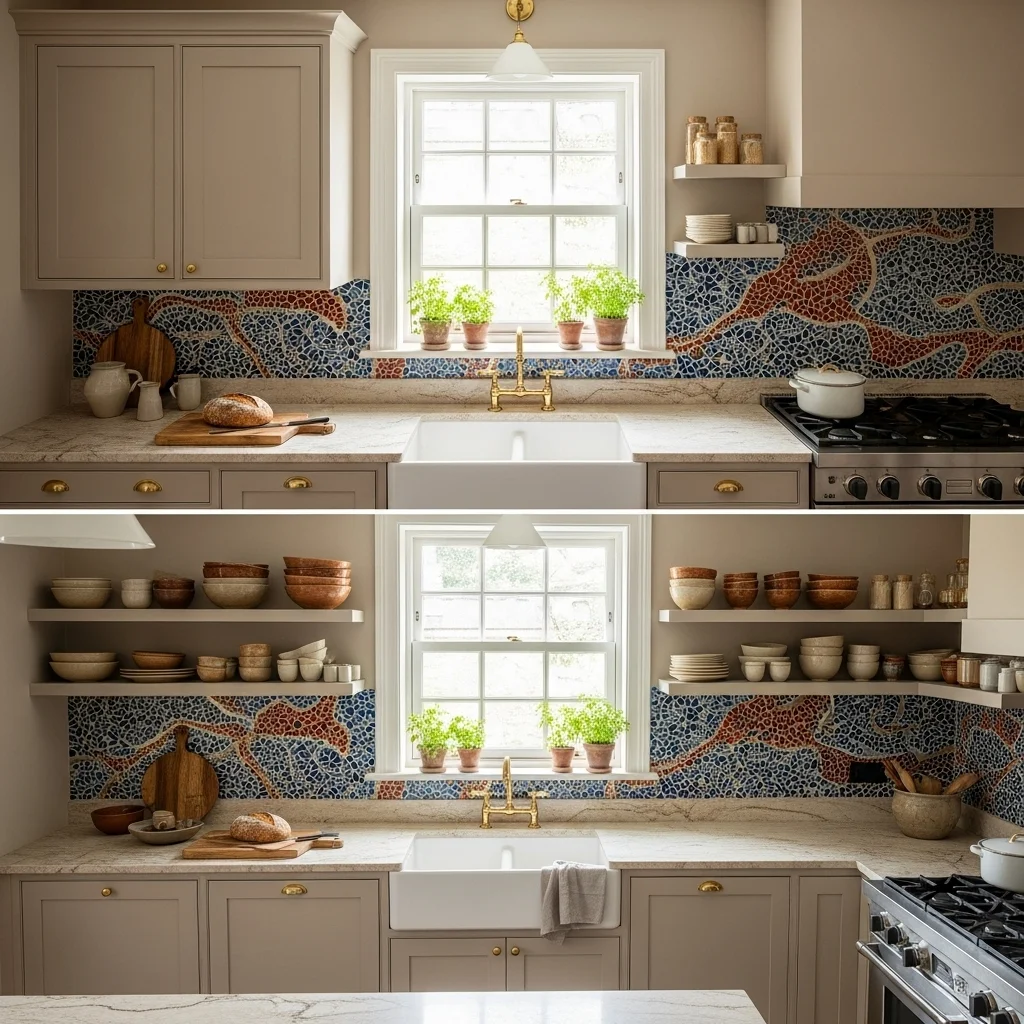 Create Visual Interest with a Statement Backsplash