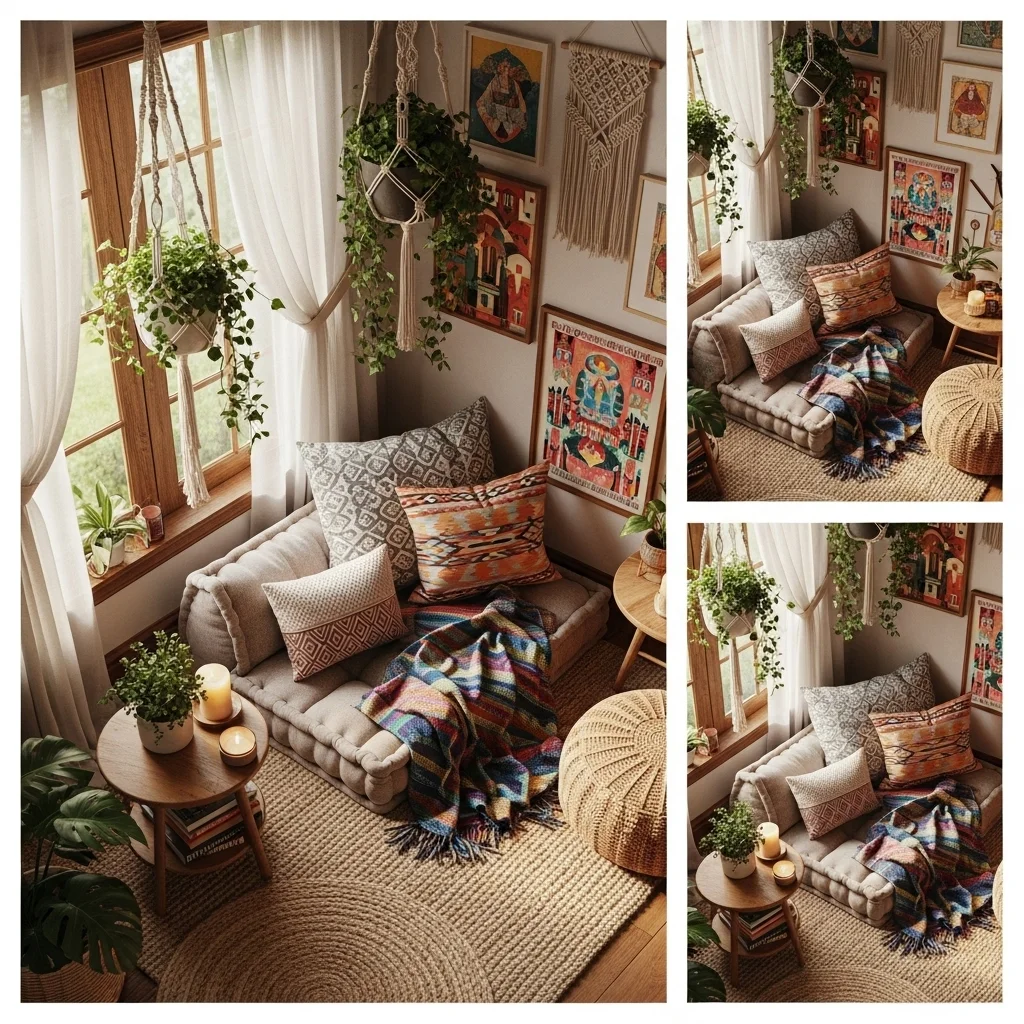  Design a Bohemian Corner Nook