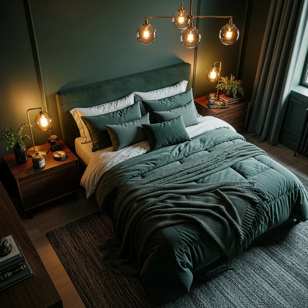  Drench in Forest Green for Depth