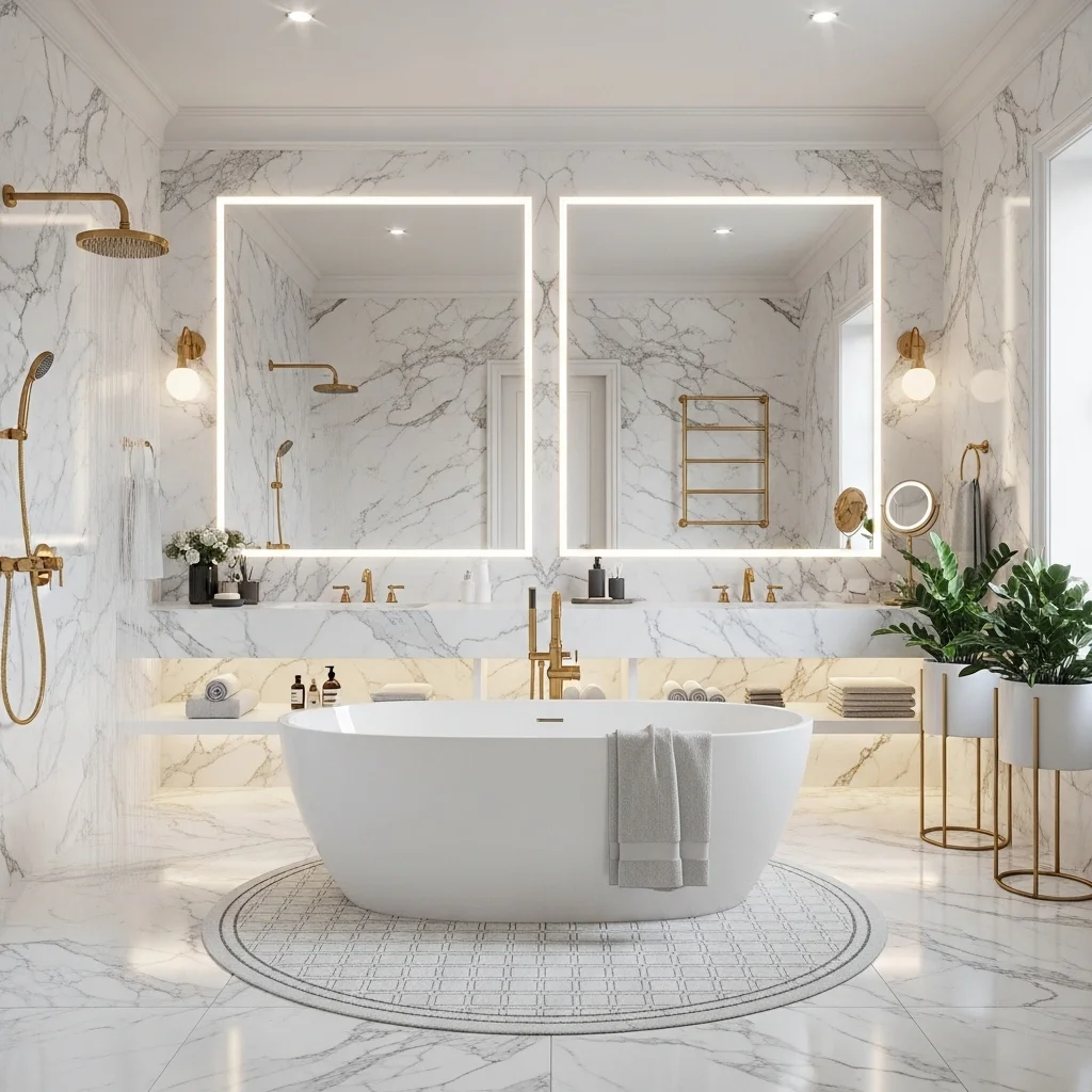 Embrace Marble as the Main Statement