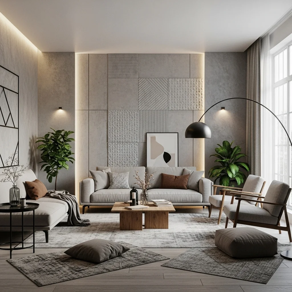 Embrace Textured Walls and Finishes