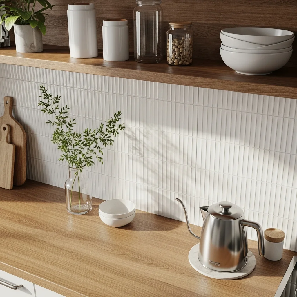 Fluted Ceramic Texture Haven