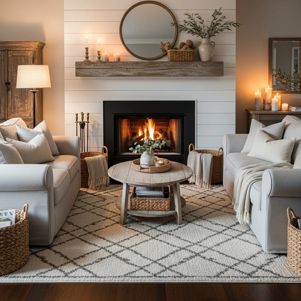 Frame with Shiplap Panels