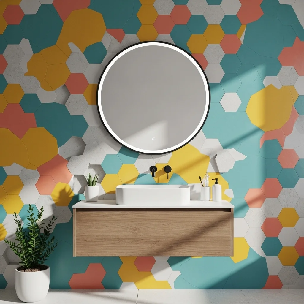  Geometric Hexagon Mosaic Play