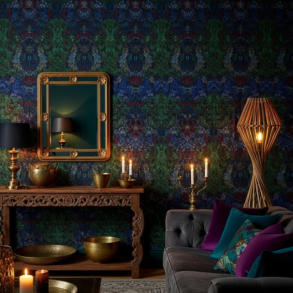Go Moody with Deep Jewel Tones