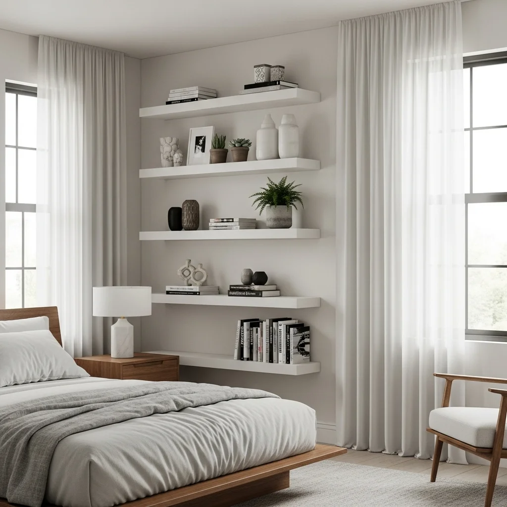  Incorporate Floating Shelves