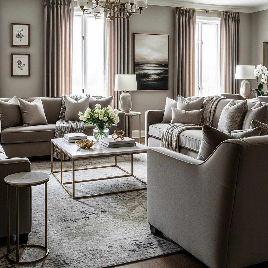 Incorporate Luxurious Fabrics and Layers