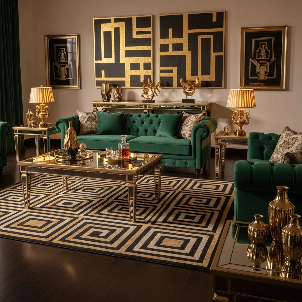  Incorporate Mirrored Furniture